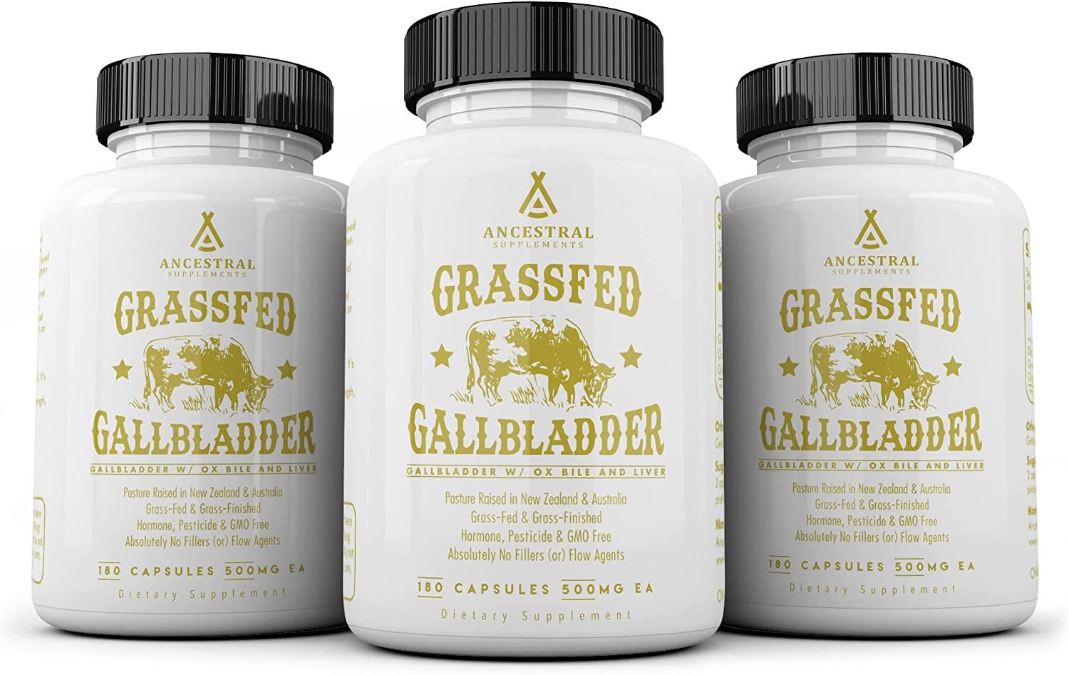 Ancestral Supplements Gallbladder w/ Ox Bile & Liver Supports