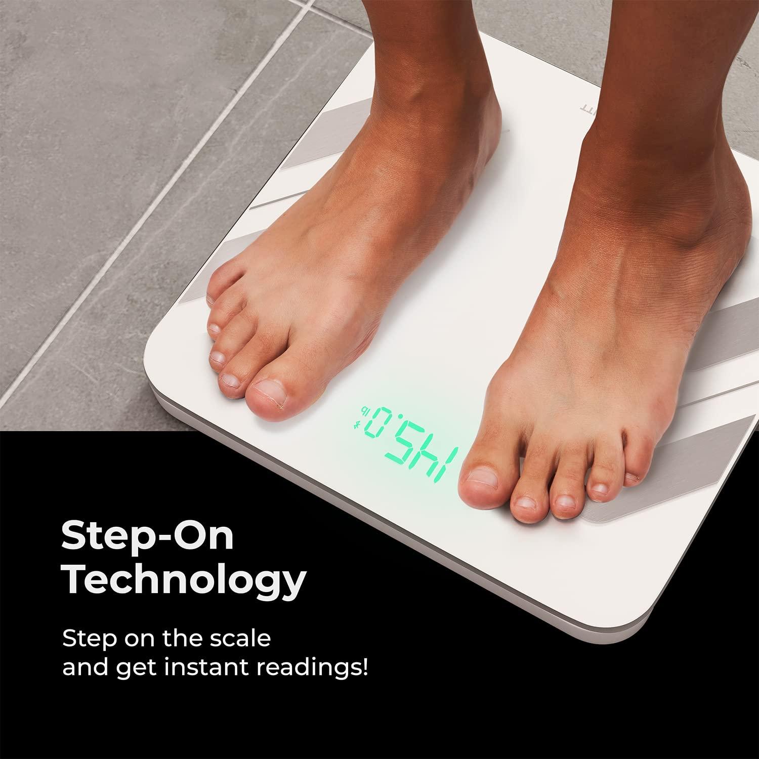 Pohl Schmitt Body Fat Bathroom Scale, Smart Digital Scale Tracks 13 Key