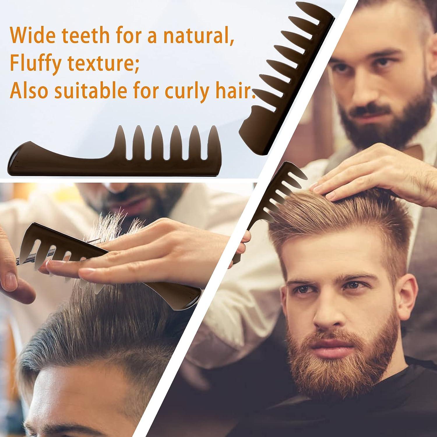 Professional Hair Styling Comb and Brush Set for Men Ideal for Quiff