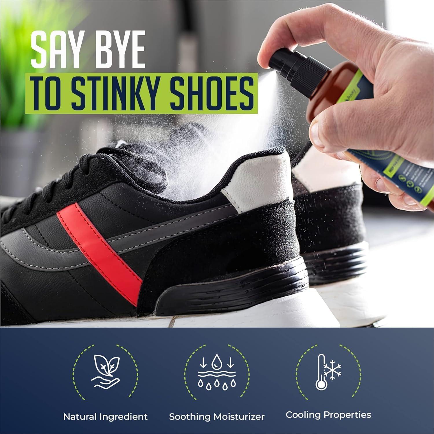 Shoe Freshener Spray & Shoe Odour Powder Bundle
