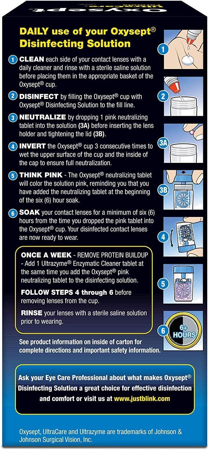Oxysept Disinfecting Solution/Neutralizer12 oz, 2 pack