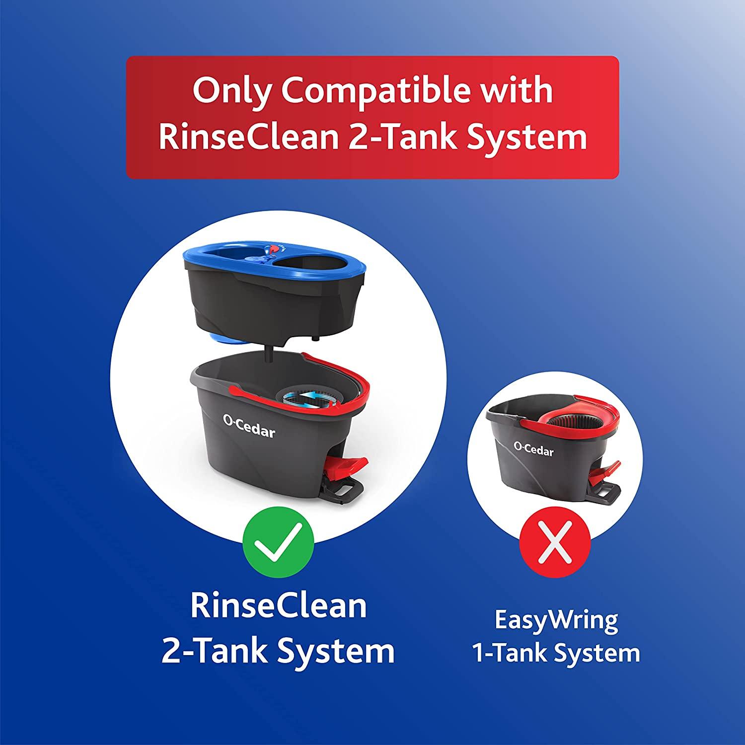 BRAND NEW O-Cedar Easy Wring Rinse Clean Microfiber Spin Mop Bucket System