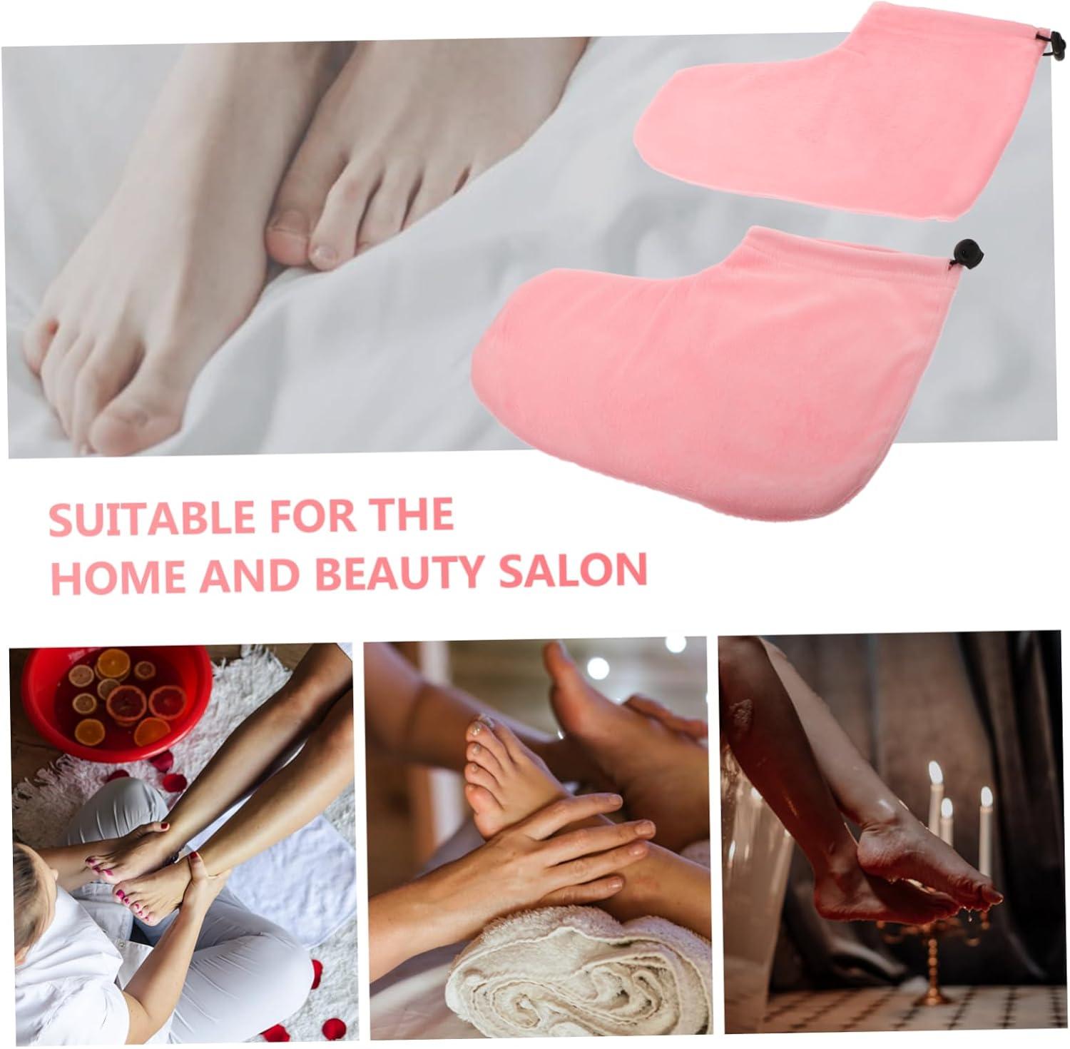 Buy Minkissy Pairs Warm Foot Cover Thermal Paraffin Wax Bath