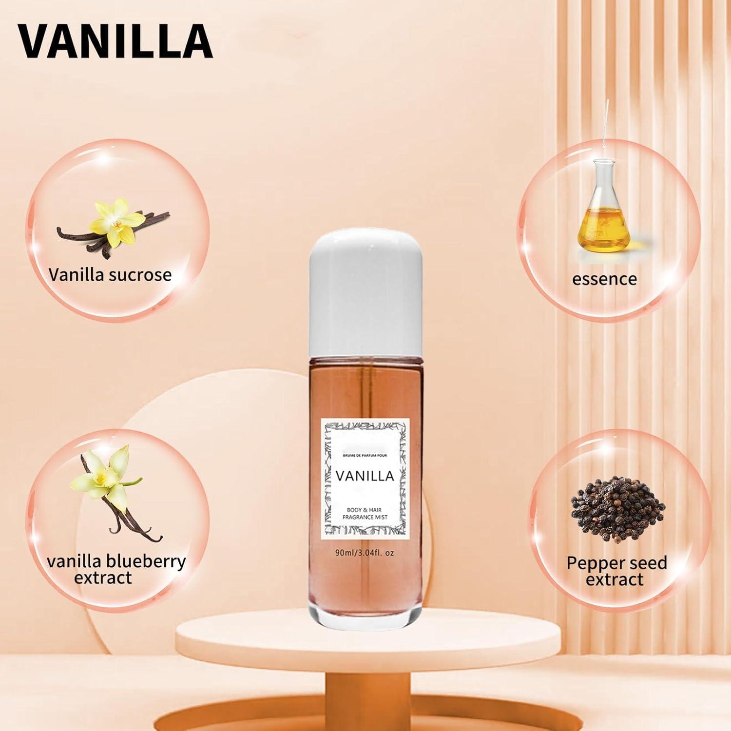Vanilla Perfume Vanilla Body Mist Vanilla Hair Body Perfume