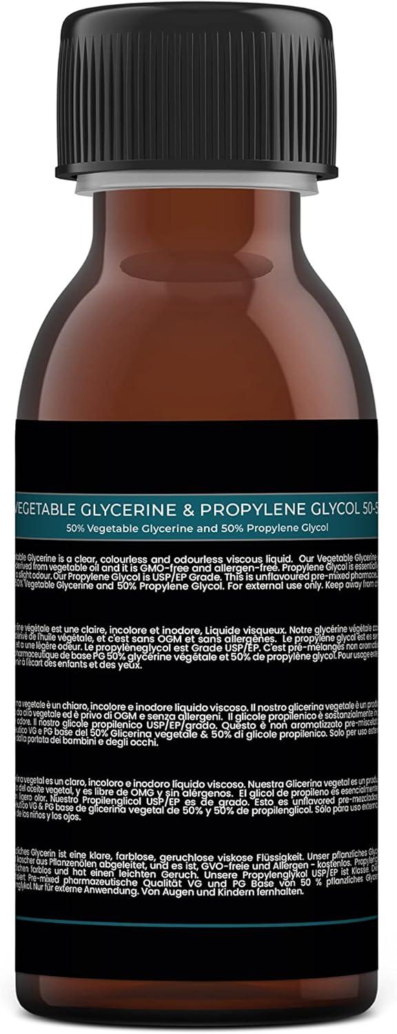 Vegetable Glycerine & Propylene Glycol Base VGPG 50-50 - 125g | Buy Now  with Express International Delivery