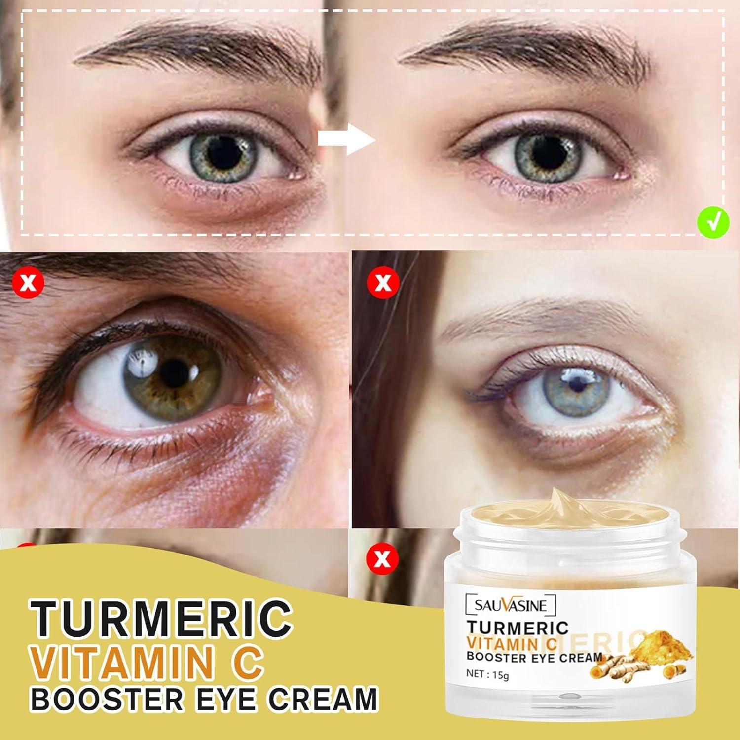 VANLOFE Turmeric Booster Eye Cream 15 Gram Hydrating Eye Treatment
