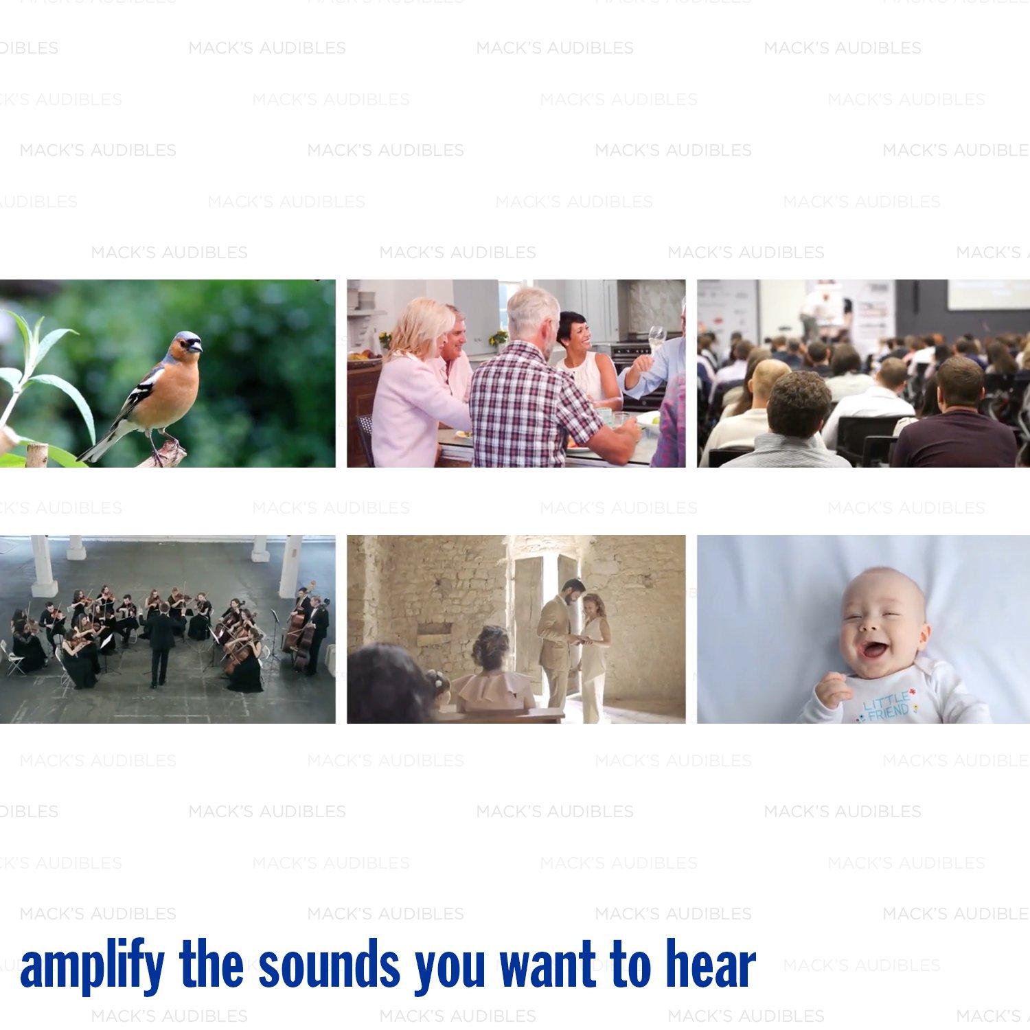 Mack's Audibles PSAP for Adults and Seniors Digital Hearing Amplifier