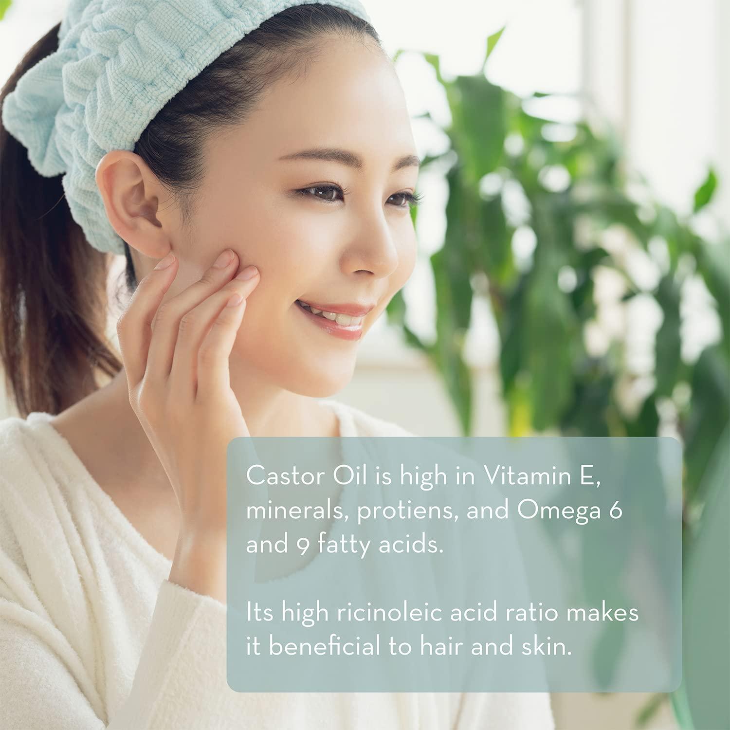 Organic Castor Oil Eyelash & Eyebrow Growth Serum by Pure Body Naturals