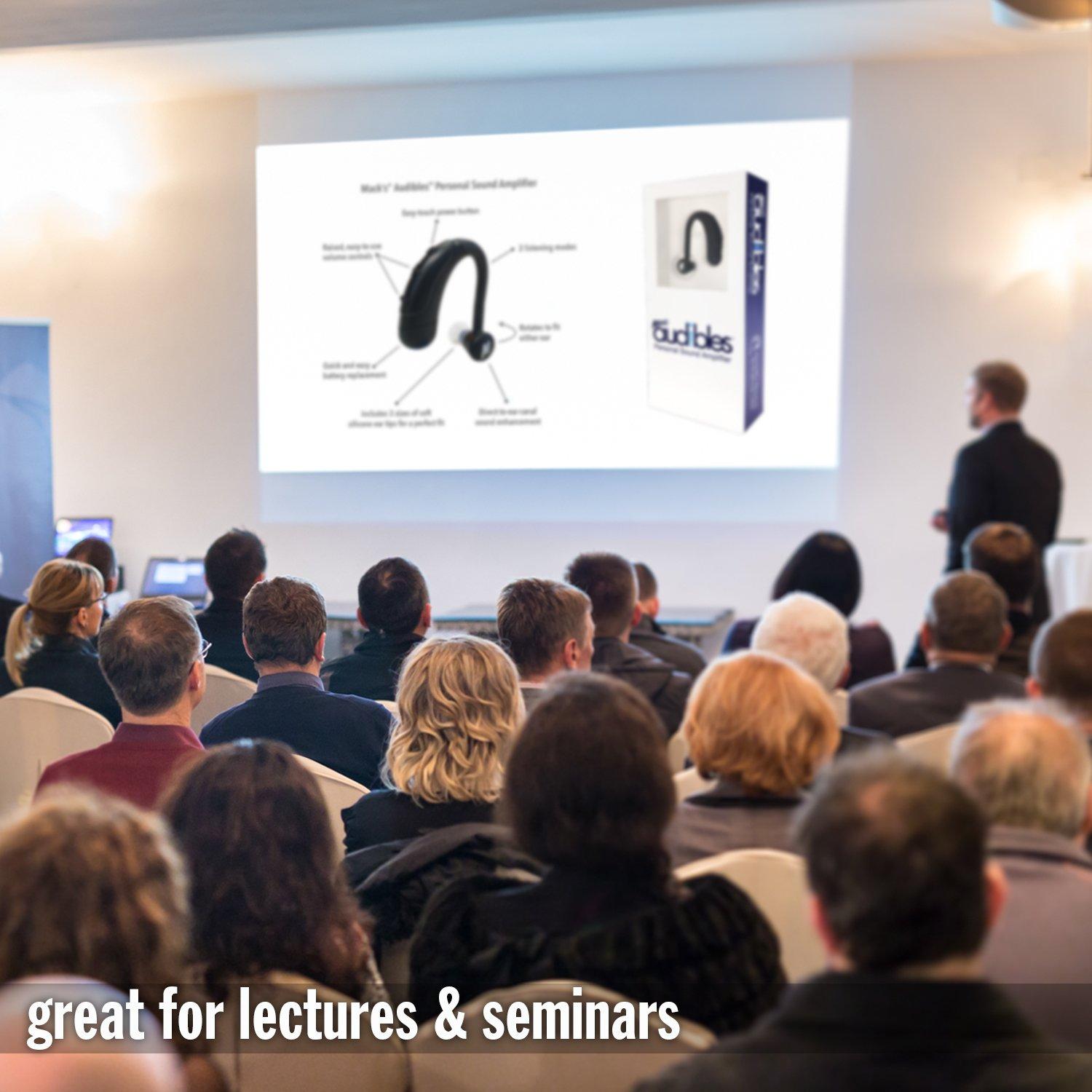 Mack's Audibles PSAP for Adults and Seniors Digital Hearing Amplifier