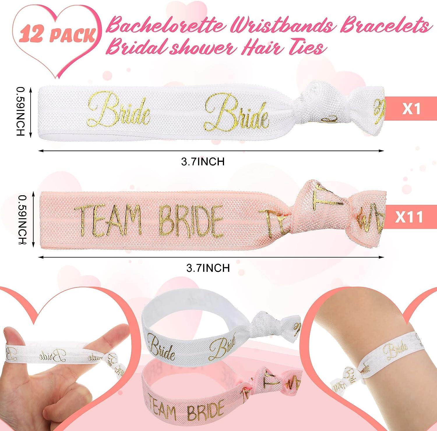 Amazon.com: LADY&HOME 10 Pack Bachelorette Bracelet Team Bride Silicone  Wristband for Bachelorette Party Favors Bride Tribe Gifts(Multicolor) :  Home & Kitchen