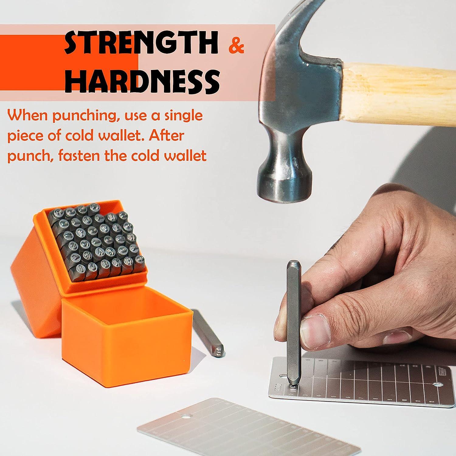 CONDOLD Steel Bitcoin Wallet Set with Cryptocurrency Seed Storage &  Stamping Tool - Private Key Support | Buy Now with Express International  Delivery | GoSupps.com