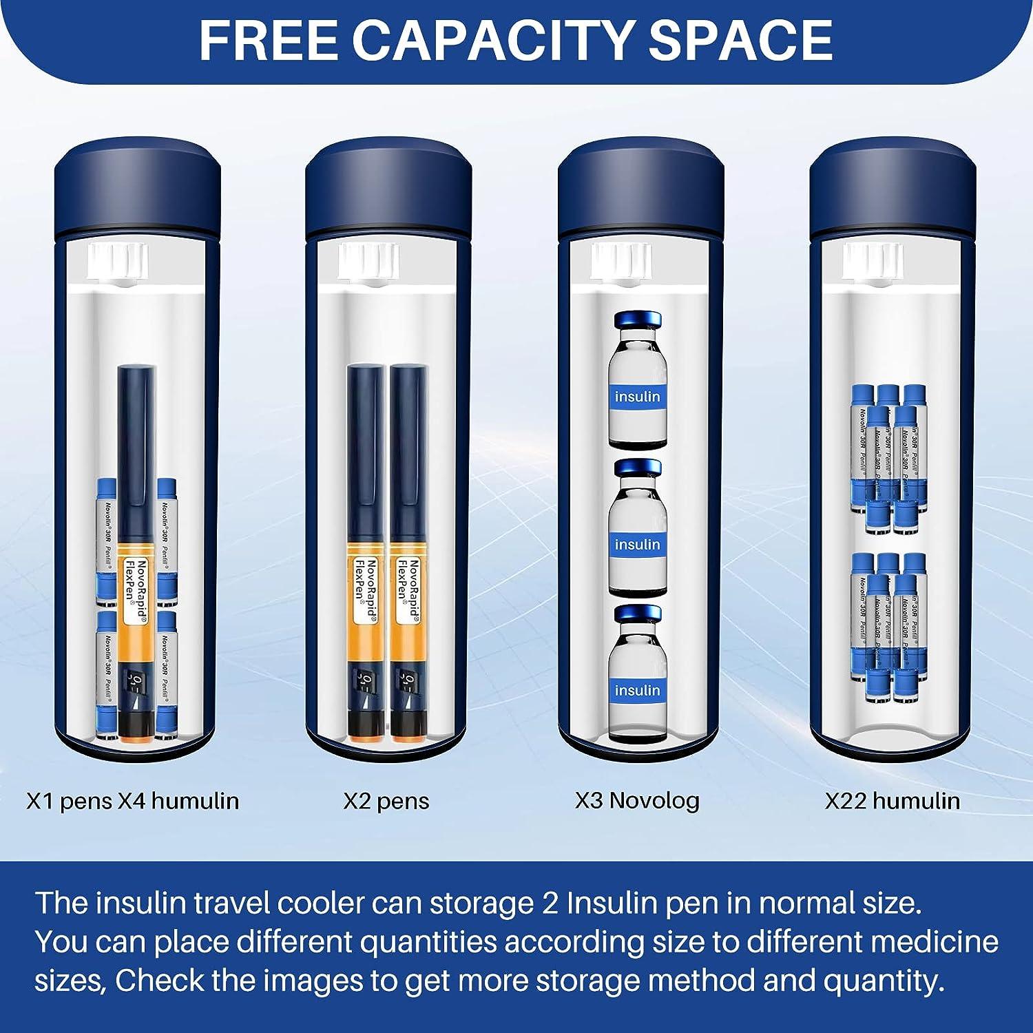 48H Insulin Pens Cooler Travel Case TSA Approved Diabetic Medicine