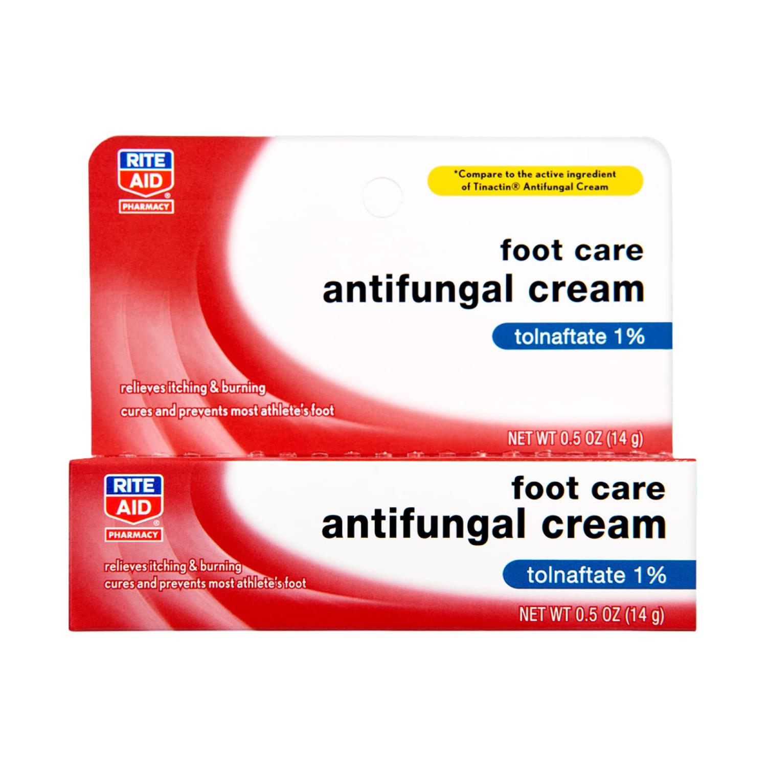 Rite Aid Athlete's Foot Cream Tolnaftate 0.5 oz Antifungal Cream