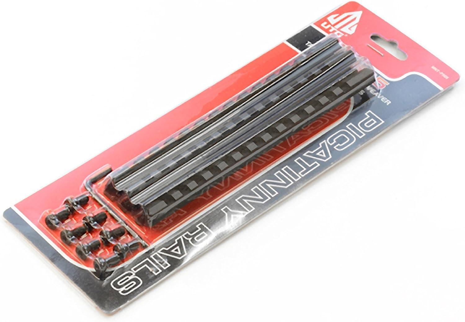 UTG G36 Picatinny Rail Set - 3-Piece Long - Black | Buy Now