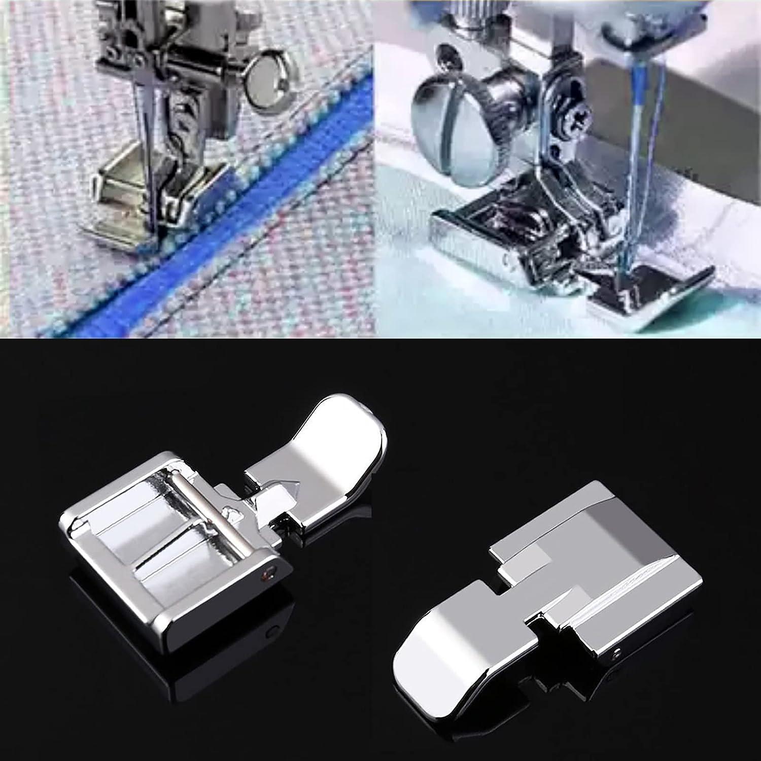 TISEKER 4 Pieces Zipper Foot Sewing Machine Presser Foot Set of