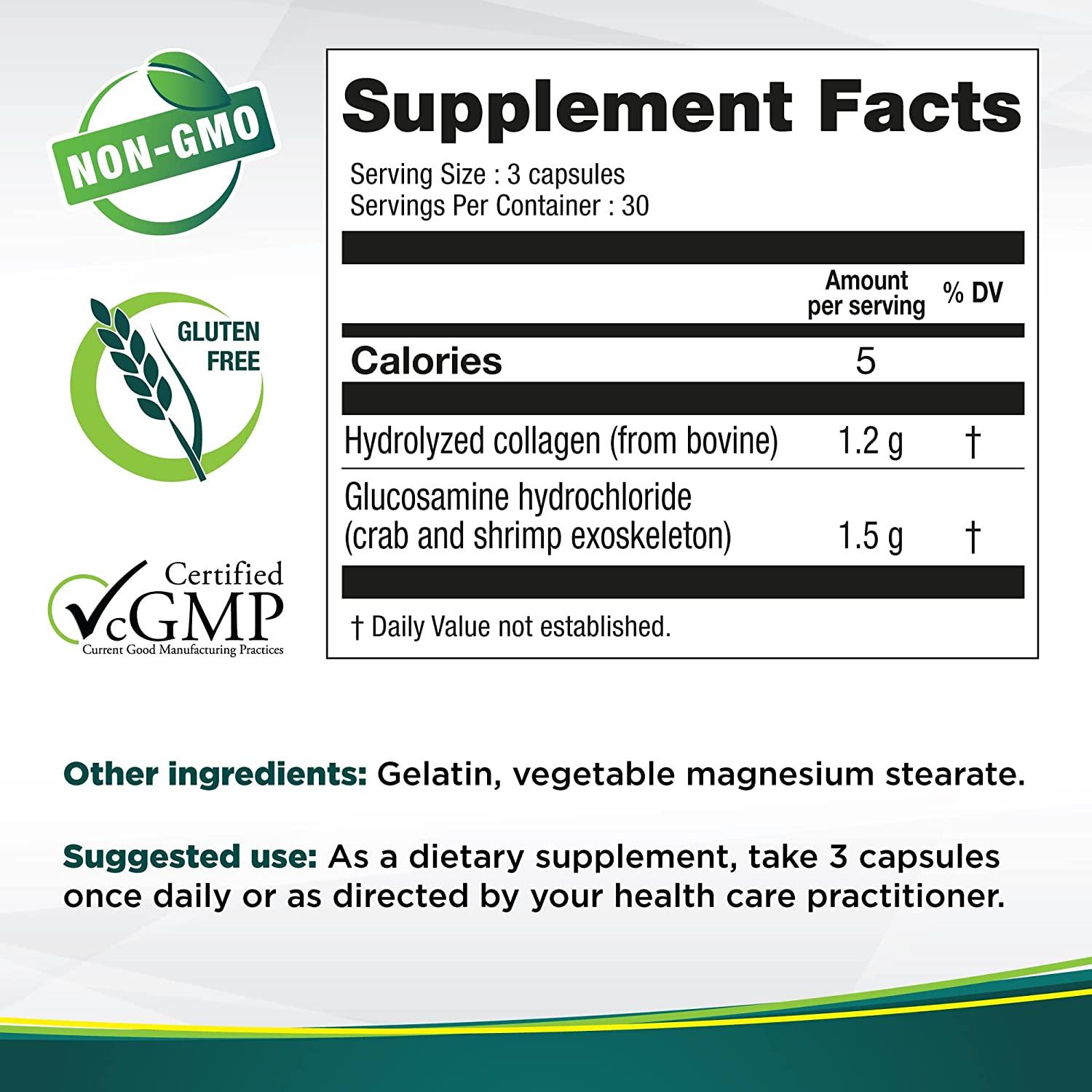 GENACOL Plus Glucosamine & Collagen Joint Supplement 90 Capsules