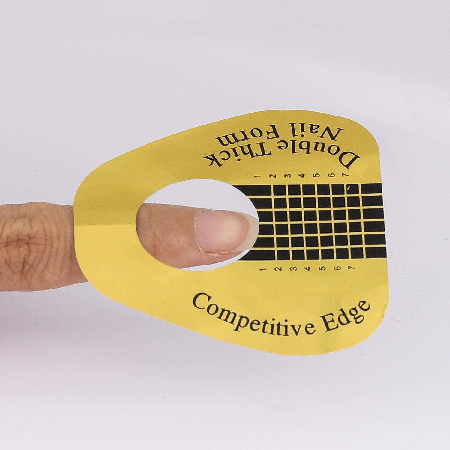 300 Golden Horseshoe Acrylic Nail Sculpting Forms Nail Extension