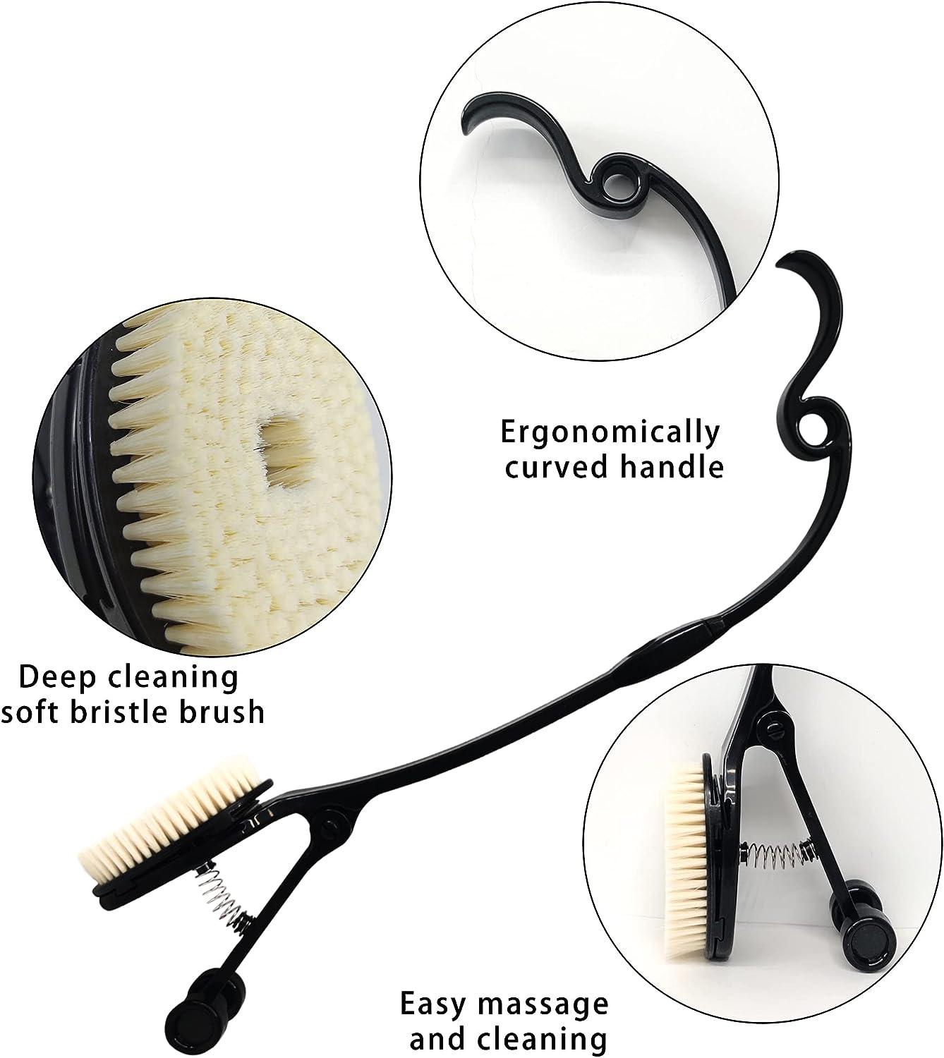 Back Scrubber for Shower 23 Bath Brush Long Handle for Shower for