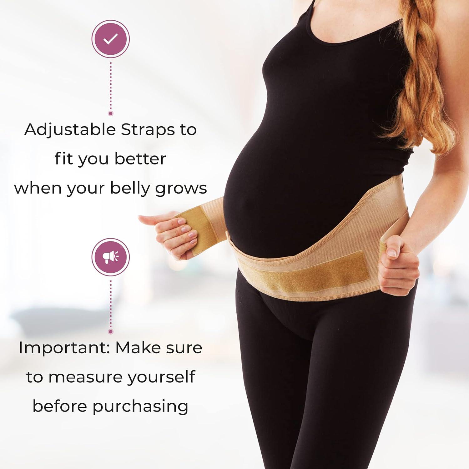 GABRIALLA Elastic Pregnancy Belly Band for Pregnant Women Baby Safe