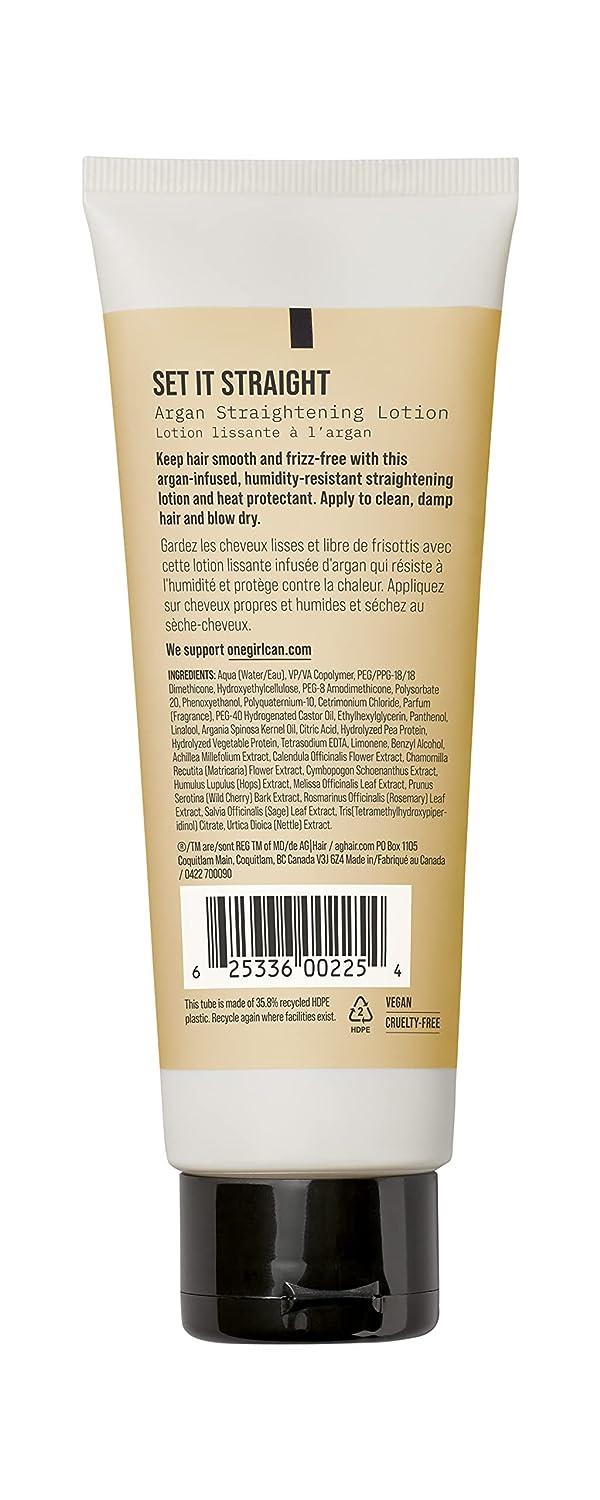 AG Care Set It Straight Argan Straightening Lotion 5 Fl Oz - Old ...