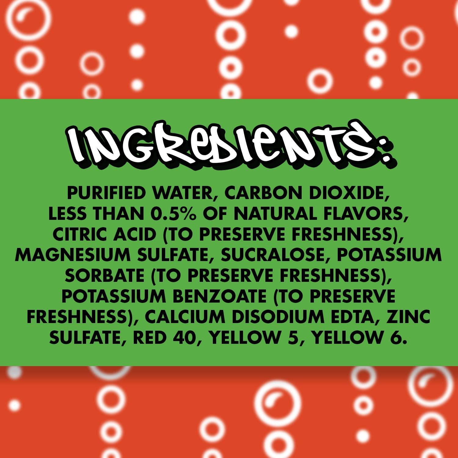 Blood Orange Sparkling Water 20 Fl Oz, 12 Pack