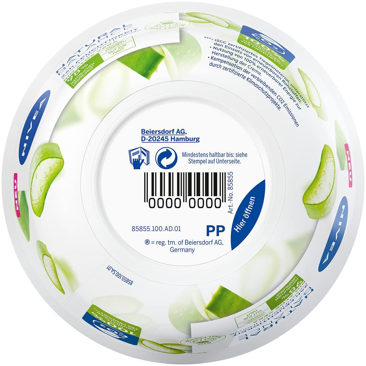 Nivea Natural Balance Aloe Vera All-Purpose Cream 200ml - Vegan Moisturizer  for Face Body & Hands - Pack of 3 | Buy Now with Express International  Delivery | GoSupps.com