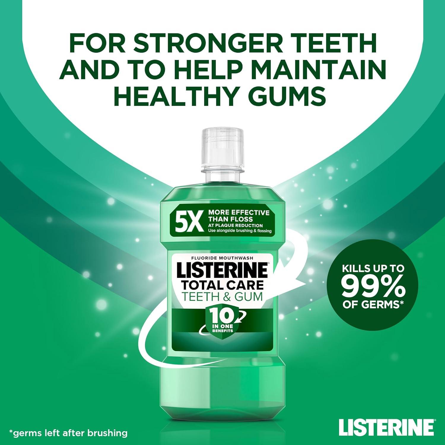 Listerine Total Care Mild Taste Mouthwash 500ml (16.9 Fl Oz - View #14