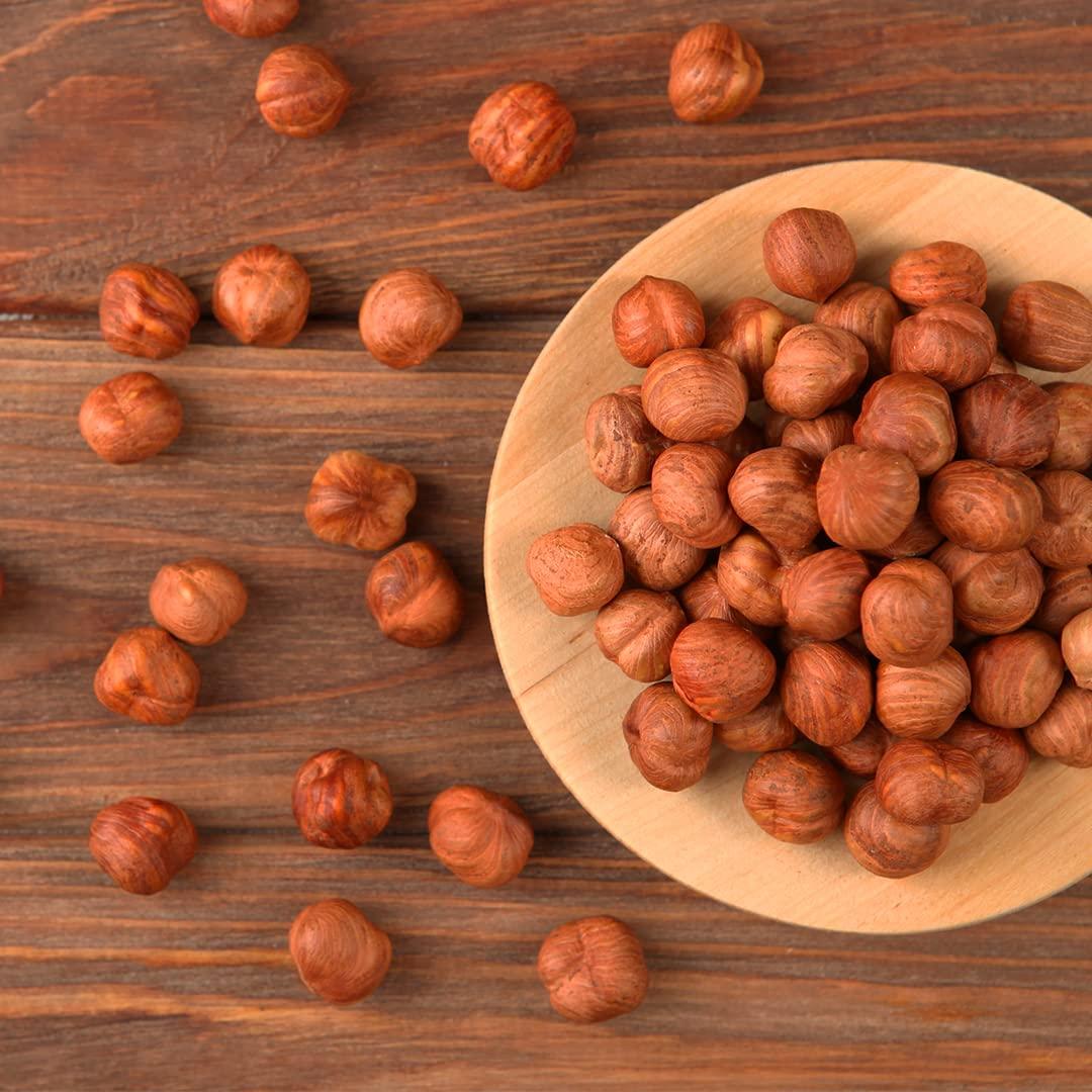 Large Raw Hazelnuts (Filberts) 80oz NonGMO, Natural Protein Snack