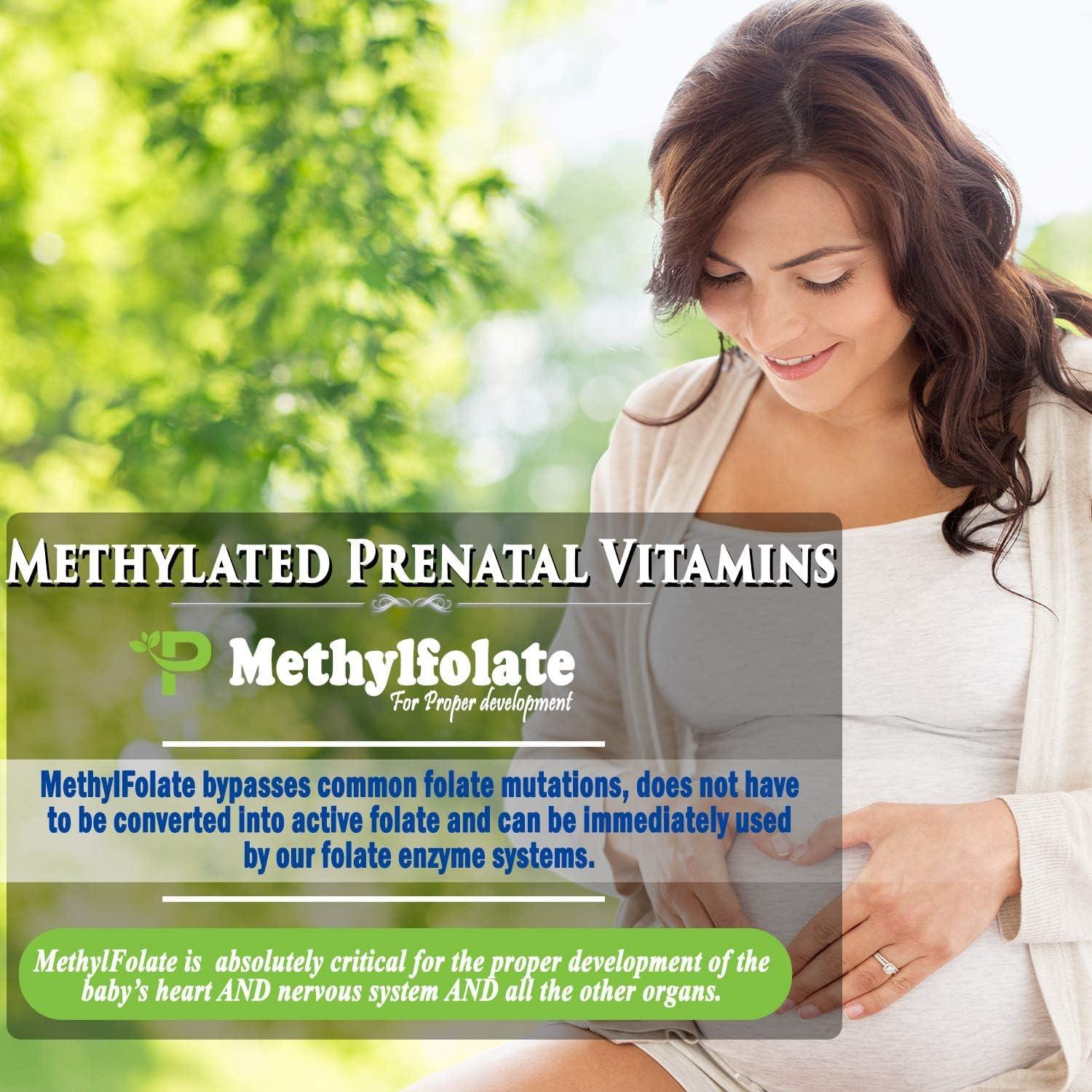 Power By Naturals Methyl Prenatal Vitamin with Probiotics Essential