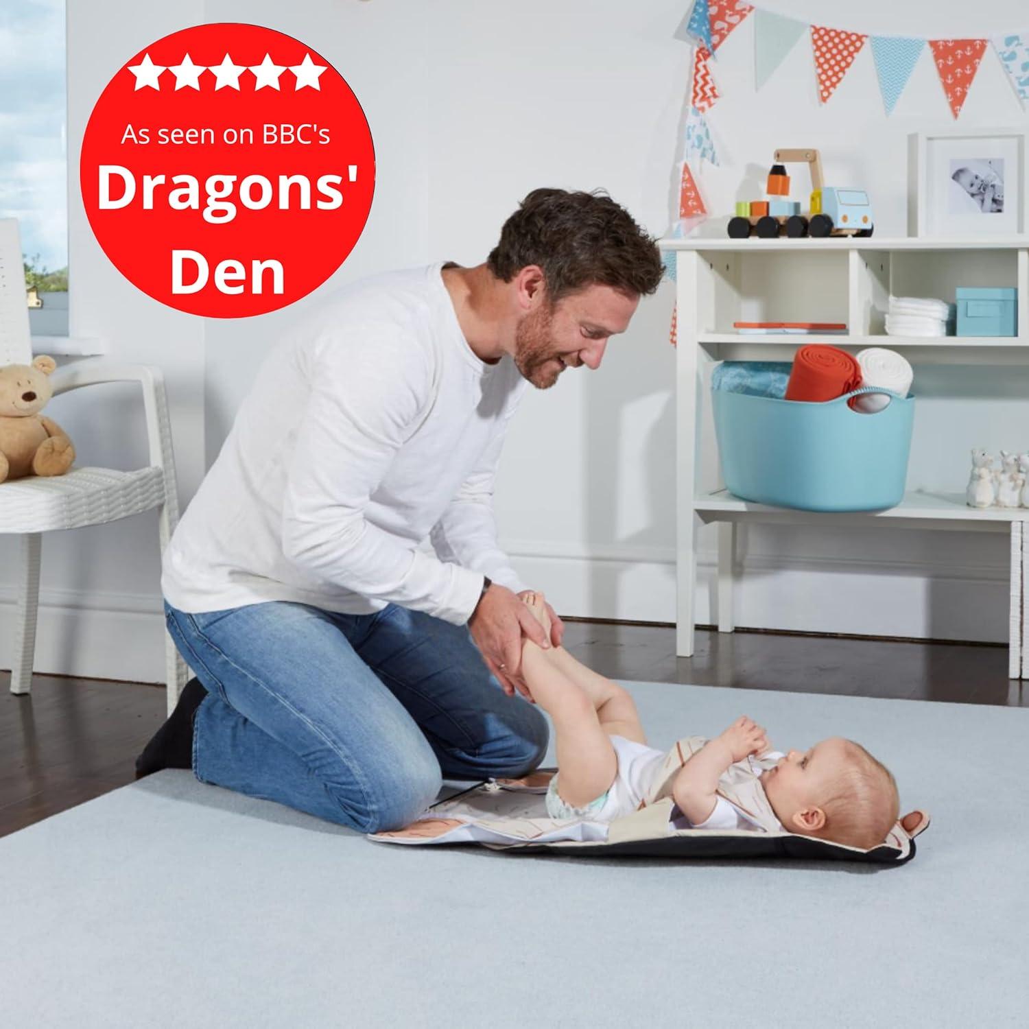 Anti-Roll Changing Mat Baby The Wriggler Portable Travel Pad