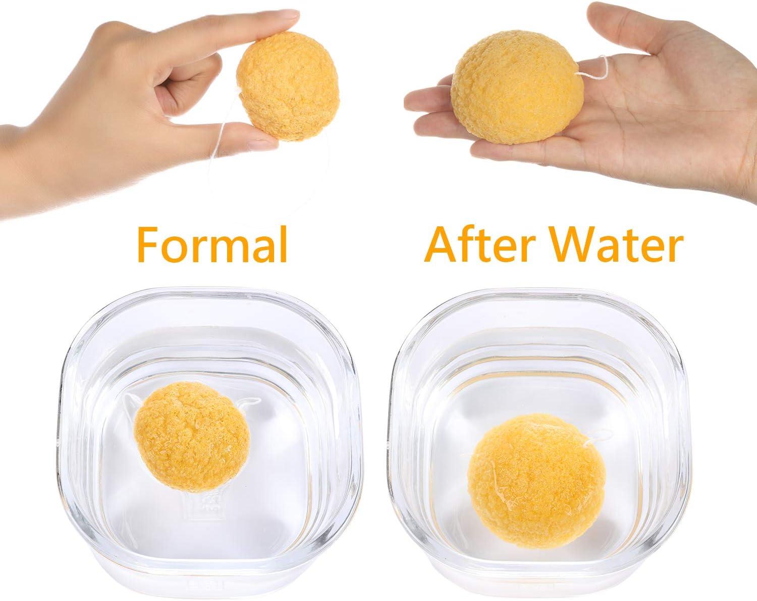 Natural Konjac Facial Sponges for Gentle Face Cleansing and Exfoliation