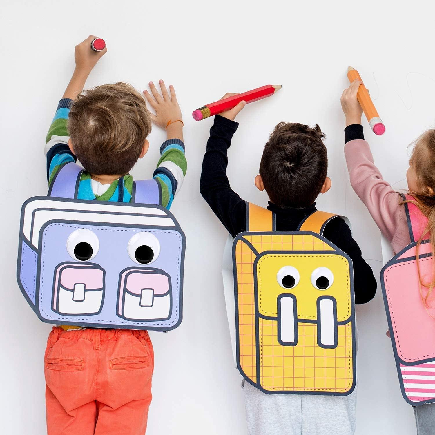 16PCS Giant Googly Eyes 4 Inch, 3 Inch, 2 Inch Self Adhesive