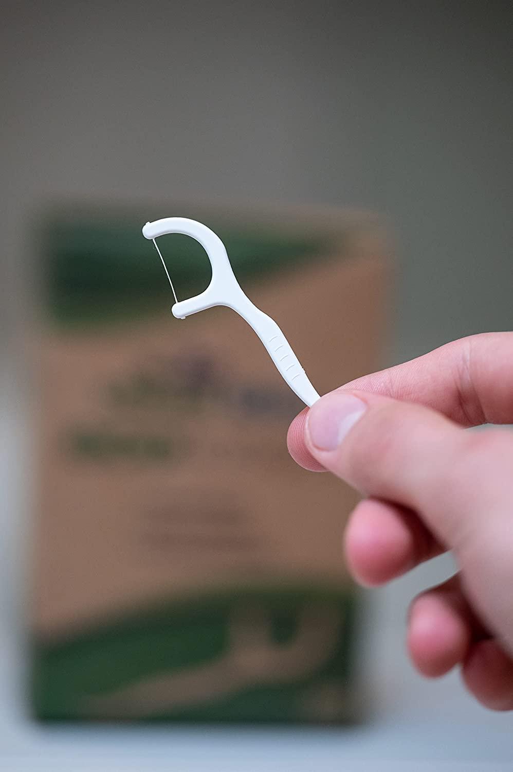 Clean Idea EcoFlosser 300 Biodegradable Floss Picks for Sustainable