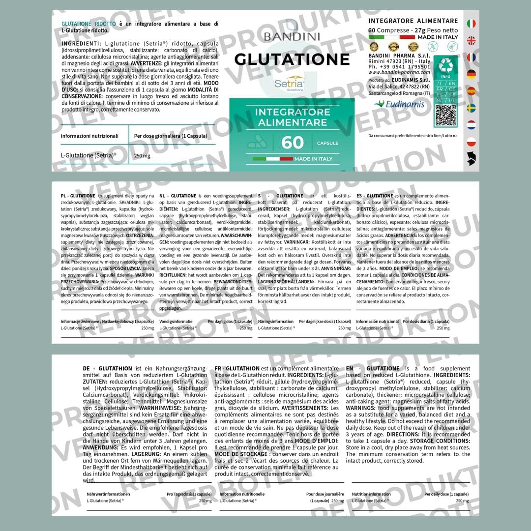 bandini liposomal glutathione Bandini® Liposomal Glutathione Reduced | Oral Glutathione Liquid | L- Glutathione