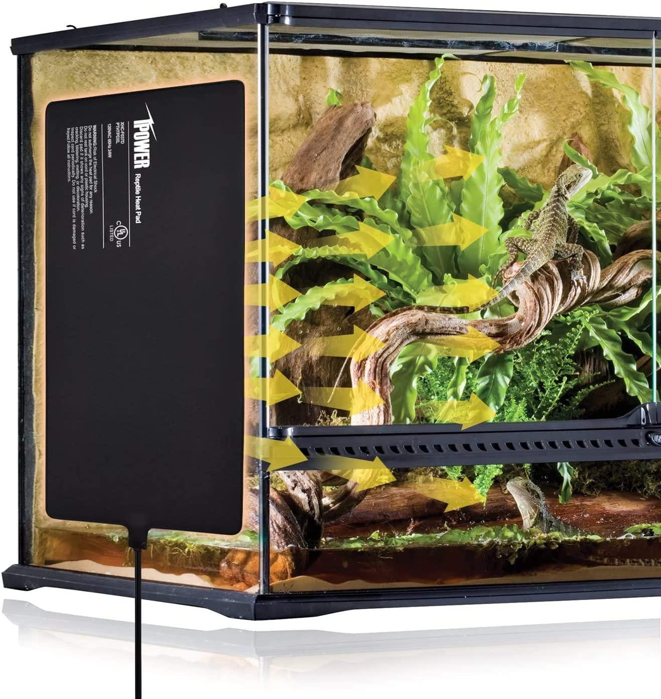 iPower Reptile Heat Mat Hygrometer Terrarium Heating Pad