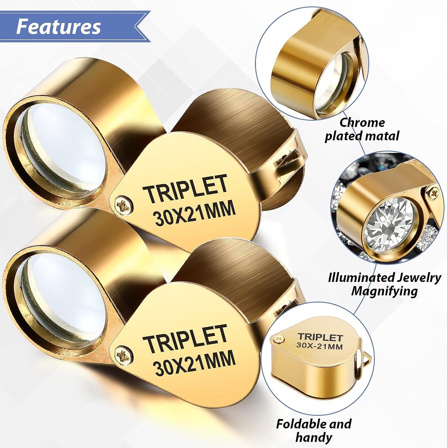 In The Loop Jewelry Diamond Eye Loupe 30x21mm Magnifier Magnifying Glass 1045997 - Foto 3