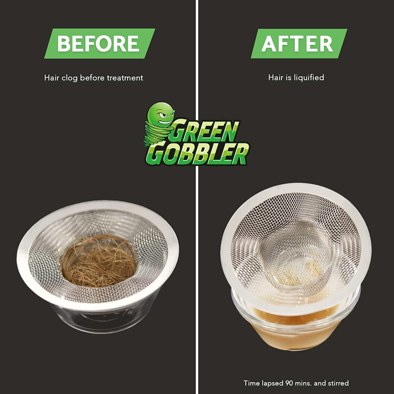 Green Gobbler DRAIN OPENER PACS, Hair Clog Remover, Toilet Clog Remover