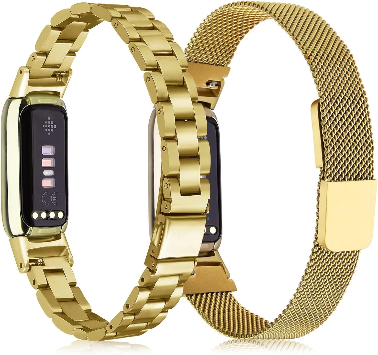 Replacement Straps Compatible with Fitbit Luxe Strap, Chofit Metal