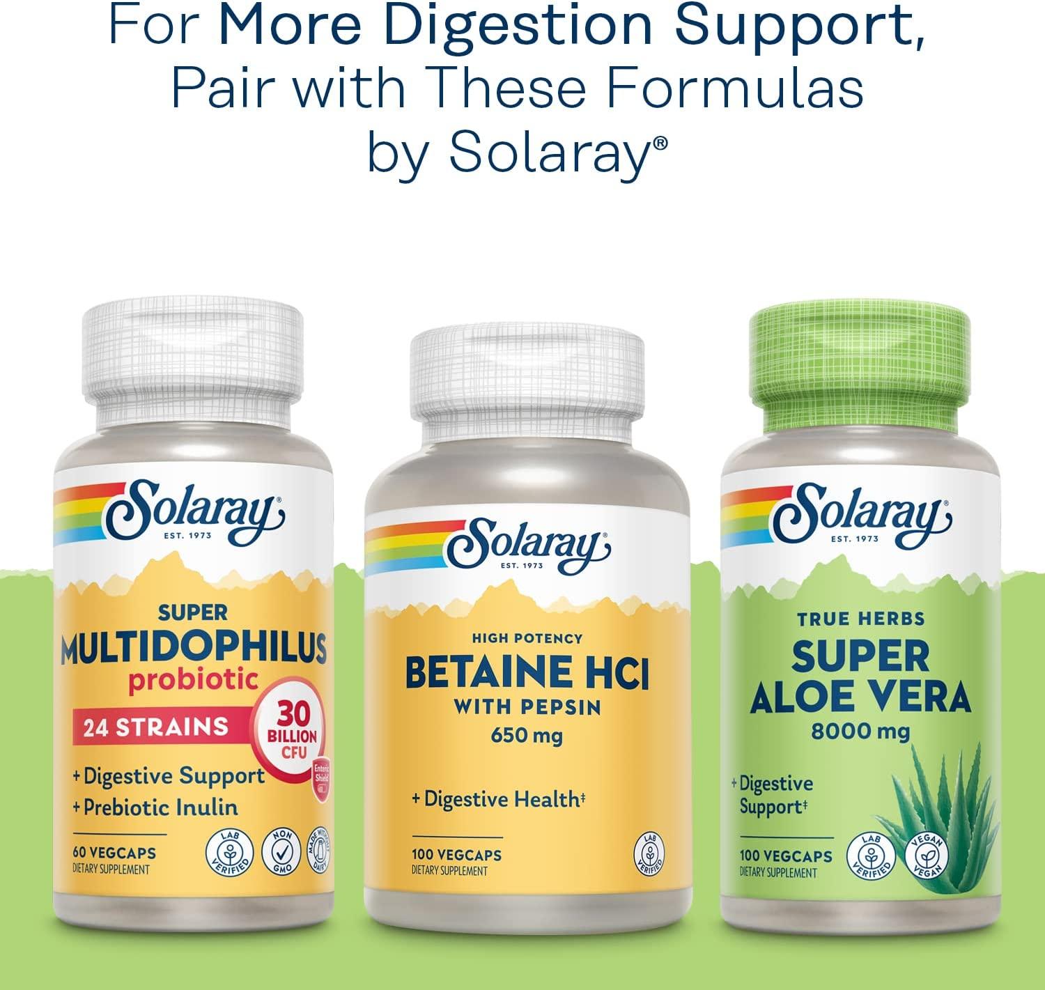 Solaray Okra Fruit 1600mg Promotes Healthy Digestion, Regularity