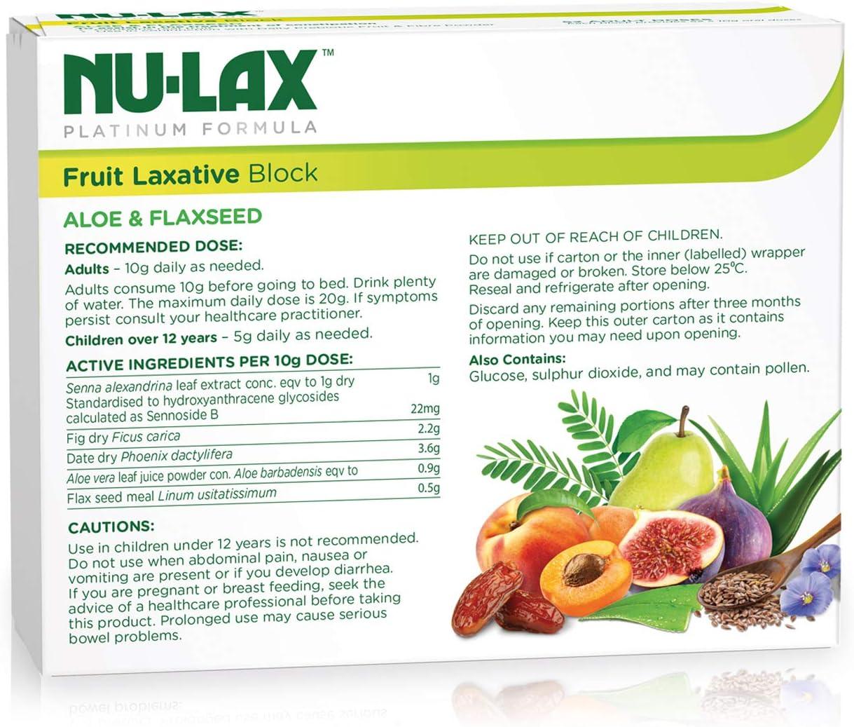 Nulax Platinum Fruit Laxative with Aloe & Flax 520g