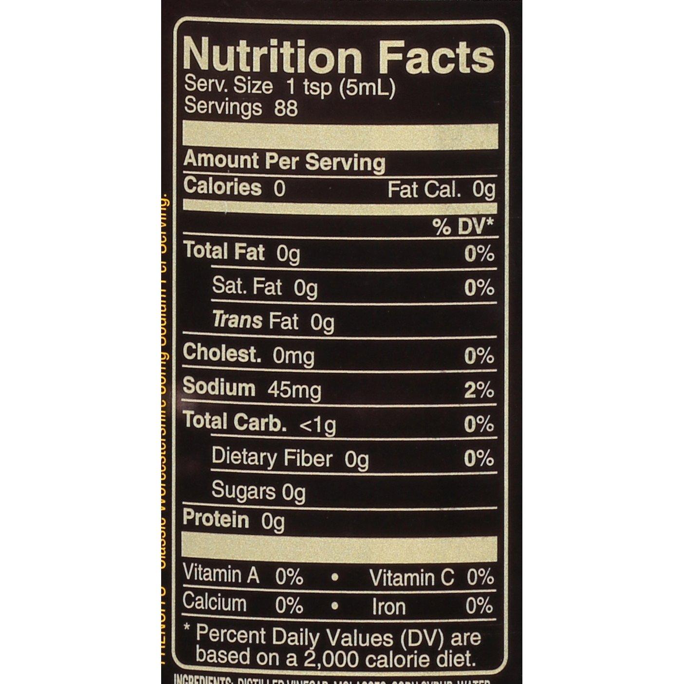 French's Reduced Sodium Worcestershire Sauce 15 fl oz Flavorful and