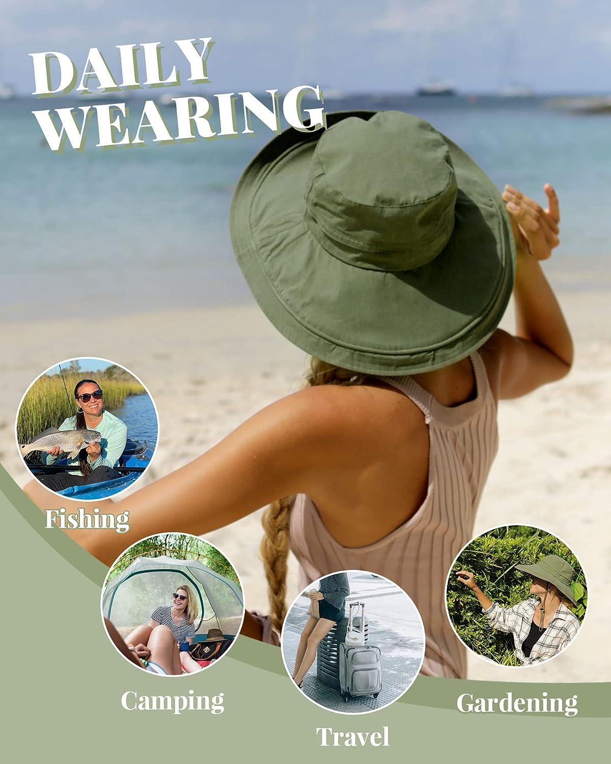 Sun Hats for Women Gardening Hat Wide Brim Beach Sun Protection
