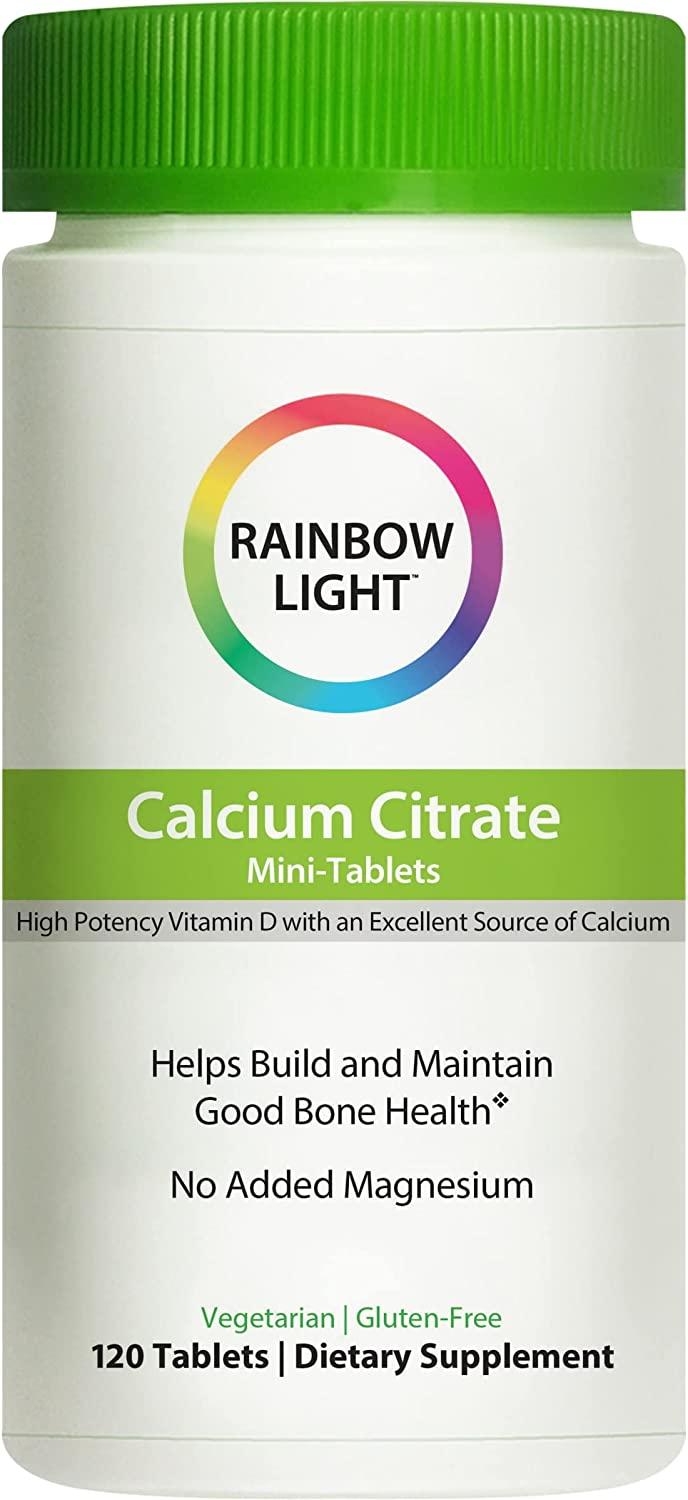 Rainbow Light Calcium Citrate MiniTabs FoodBased Calcium Supplement