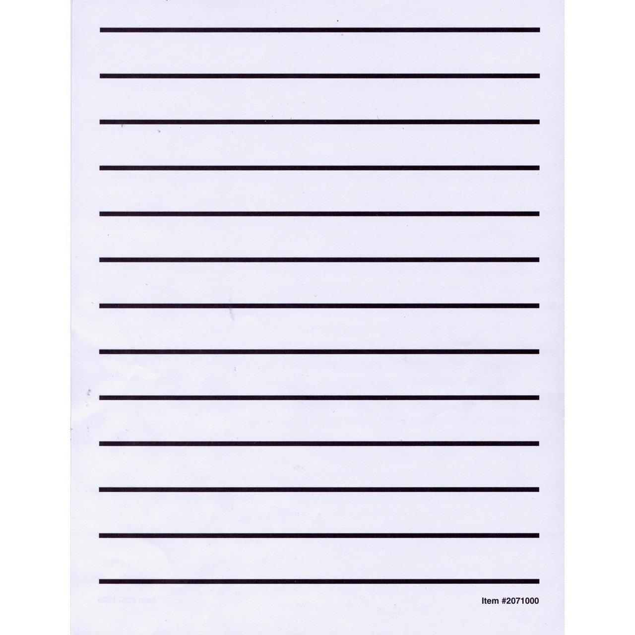 Low Vision Writing Paper Bold Line 1 pad