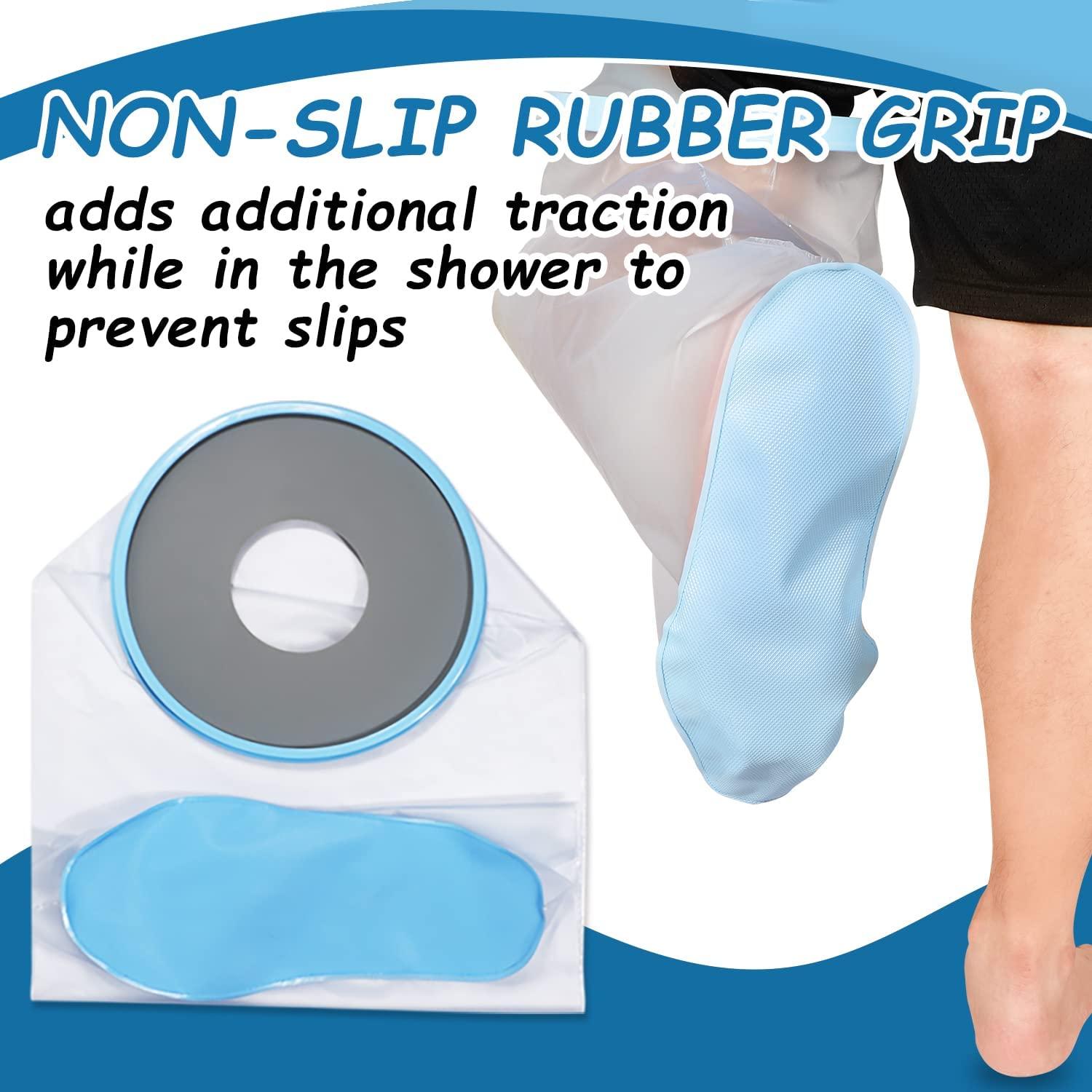Sumifun Extra Large Shower Foot Protector, Waterproof Adult Leg Cast