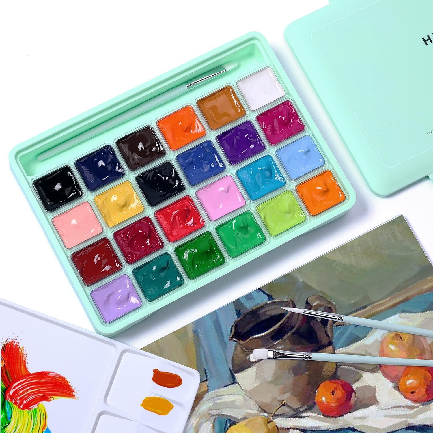 56 Colours x 30ml Gouache Paint Set with Portable Case