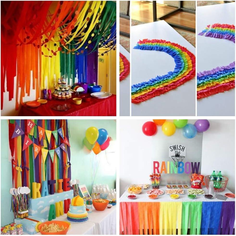 Red Crepe Paper Streamer - Party Decorations