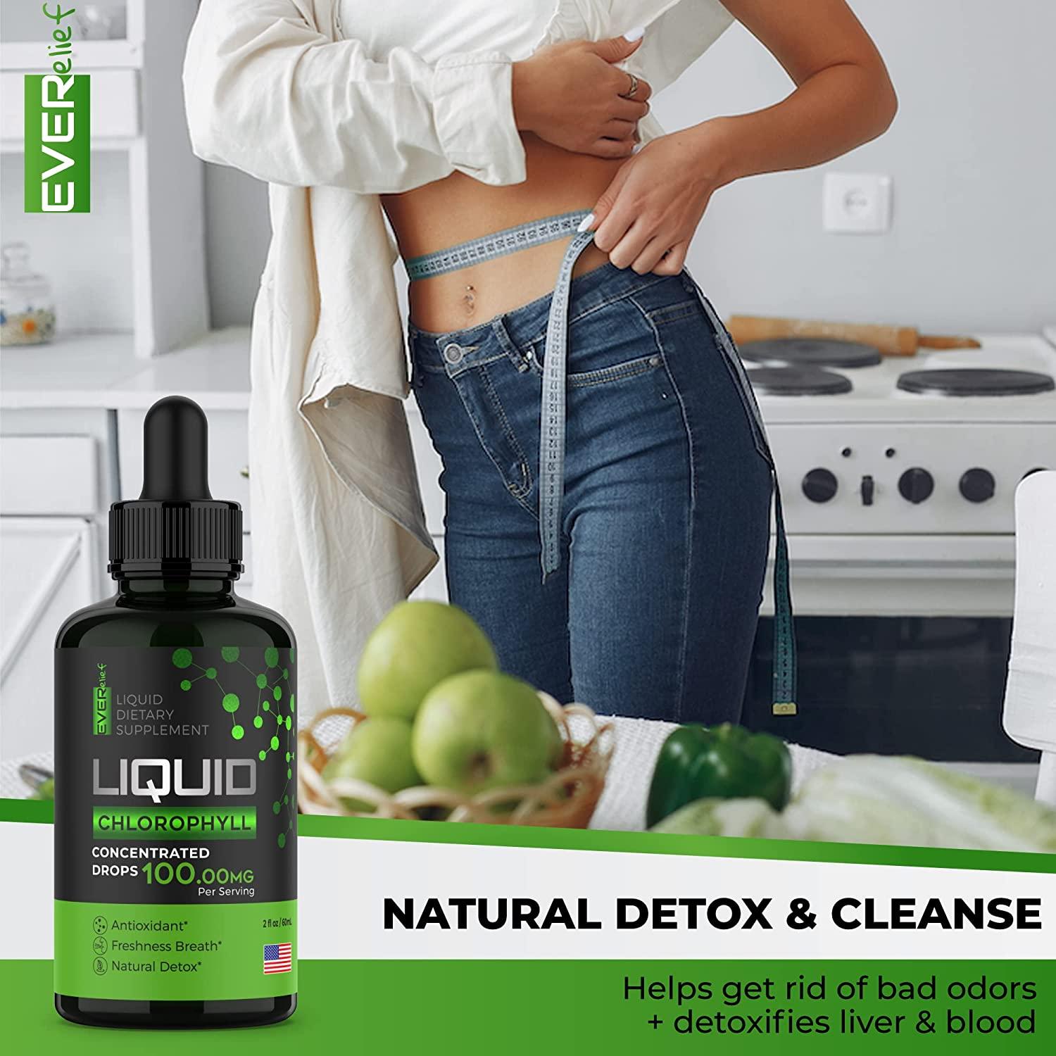 Chlorophyll Liquid Drops Energy Boost & Immune System Support