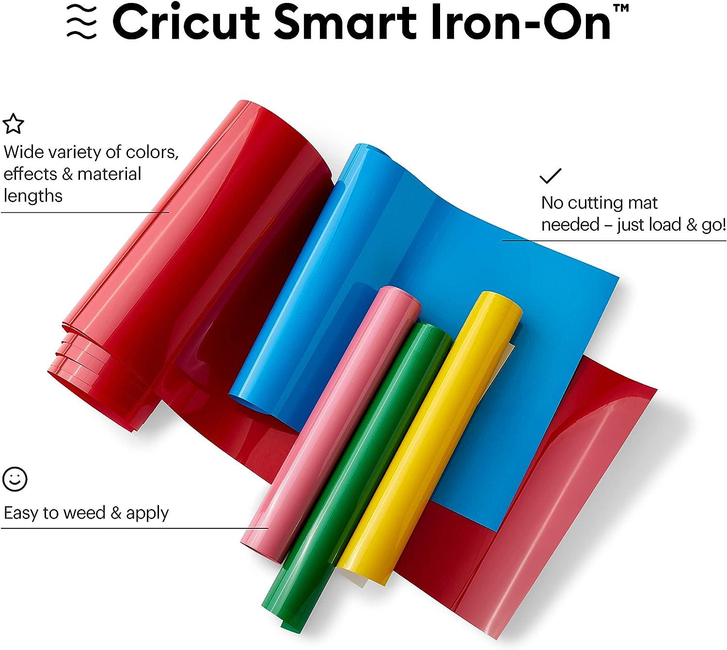 Cricut Smart Iron On (13in x 3ft Yellow) for Explore 3 and Maker 3 -  Matless cutting for long cuts up to 12ft Yellow 3 ft