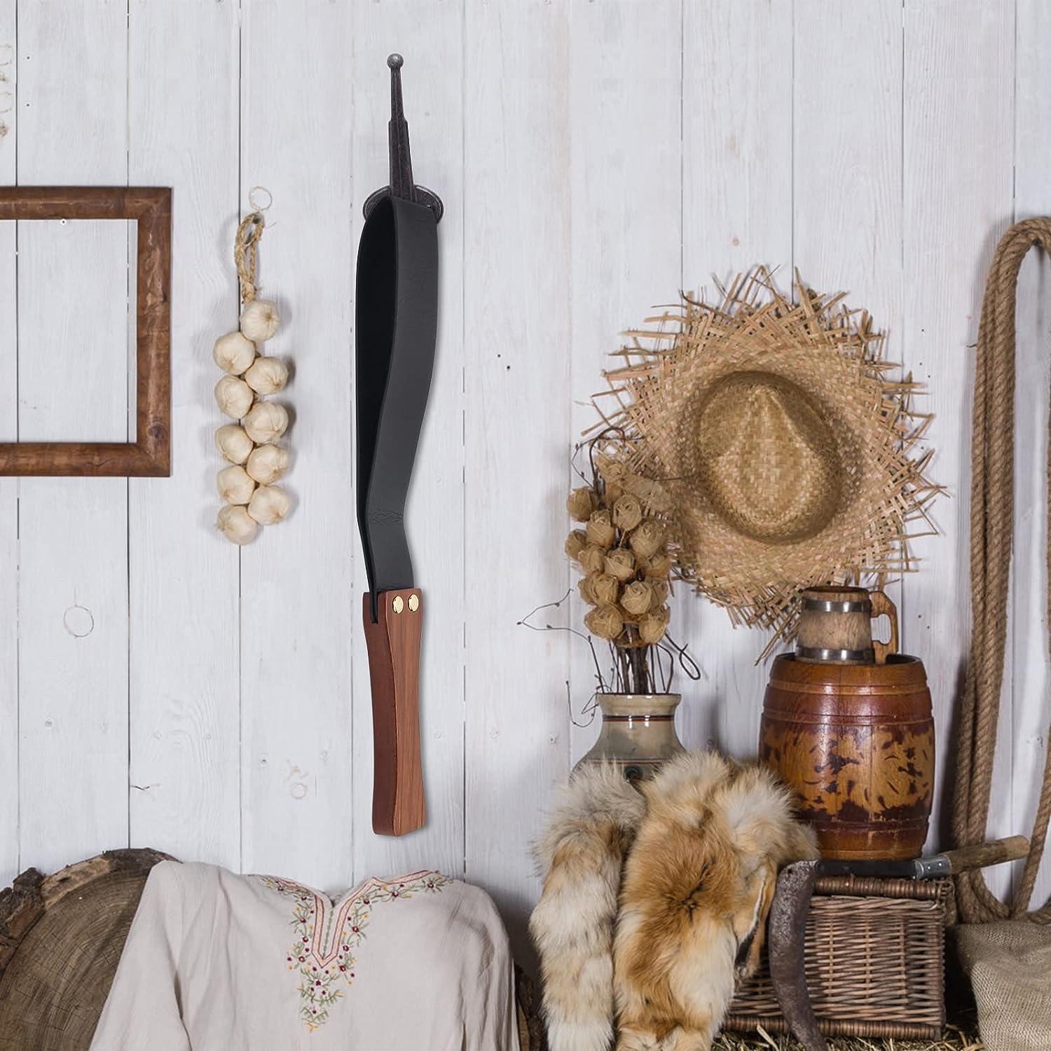 Coolrunner 19 Inch Riding Crop for Horse Leather Paddle with Anti